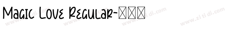 Magic Love Regular字体转换